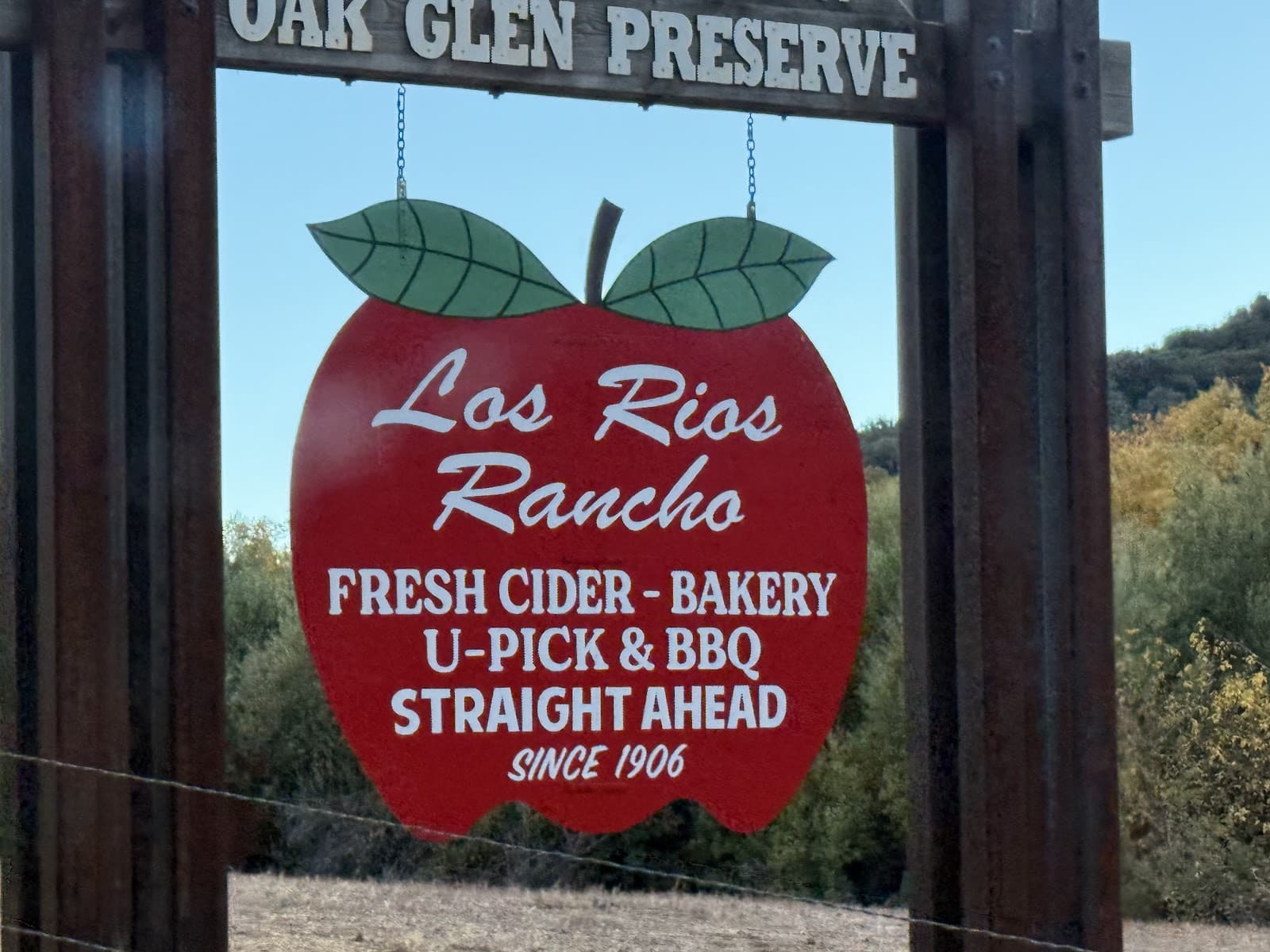 Oak Glen Apple Farm Ranch u-pick farm